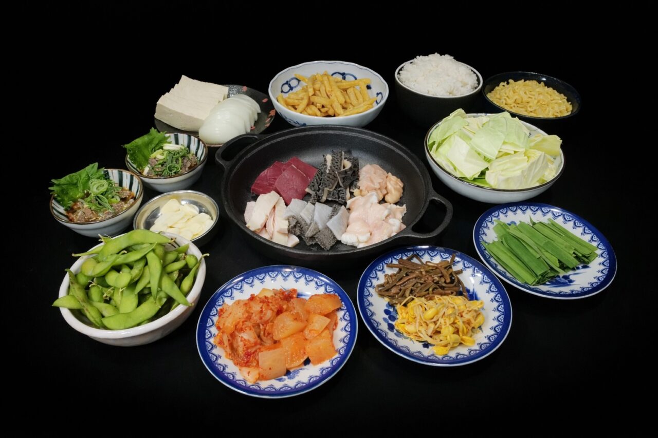 燃えるすき焼き