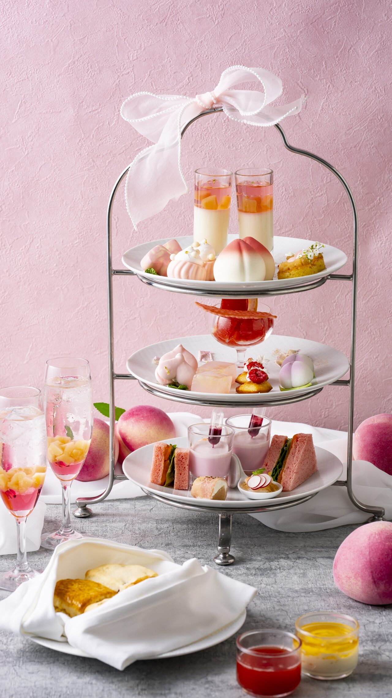 Peach Afternoon Tea